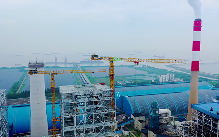 双塔合璧！华能太仓电厂项目必发超大塔显身手